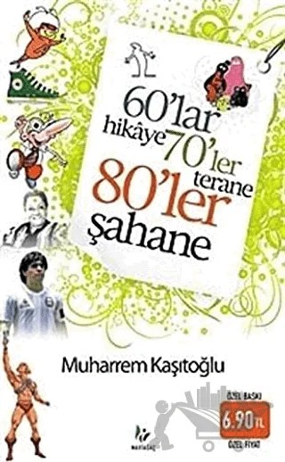 60’lar Hikaye 70’ler Terane 80’ler Şahane – Muharrem Kaşıtoğlu – Mavi Ağaç Yayınları kitap kapağı