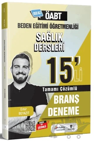 2027 MEB-AGS ÖABT Altın Gol BESYO Beden Eğitimi Öğretmenliği Sağlık Dersleri PDF Çözümlü 15 Deneme – Emir Beyazıt – Dizgi Kitap kitap kapağı