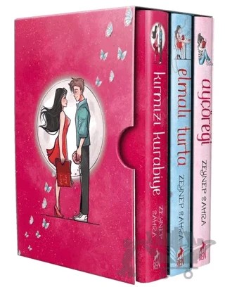 Ayçöreği - Elmalı Turta - Kırmızı Kurabiye Seti - 3 Kitap Takım – Zeynep Sahra – Ren Kitap kitap kapağı