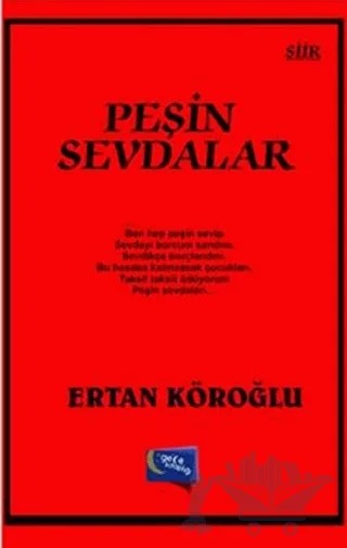 Peşin Sevdalar – Ertan Köroğlu – Gece Kitaplığı kitap kapağı