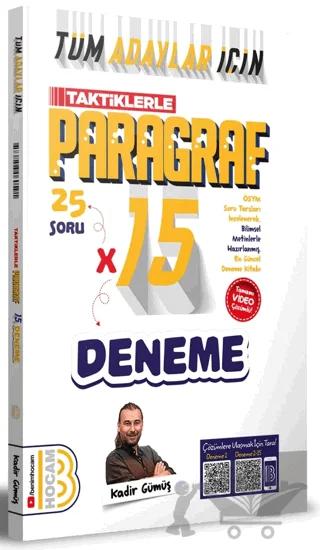 Tüm Adaylar İçin Taktiklerle Paragraf Tamamı Video Çözümlü 15 Deneme