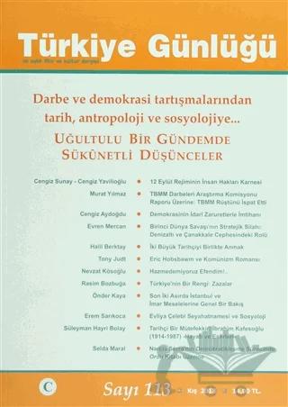 Türkiye Günlüğü Dergisi Sayı: 113
