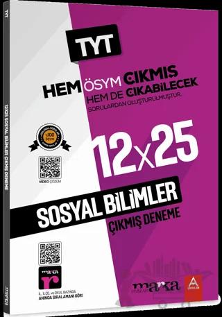 2025 TYT Sosyal Bilimler ÖSYM Çıkmış ve Çıkabilecek Sorulardan Oluşturulmuş 12 Deneme Sınavı Tamamı Video Çözümlü