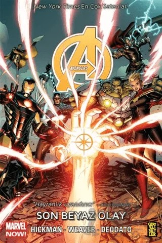 Avengers 2 : Son Beyaz Olay – Jonathan Hickman – Gerekli Şeyler Yayıncılık kitap kapağı