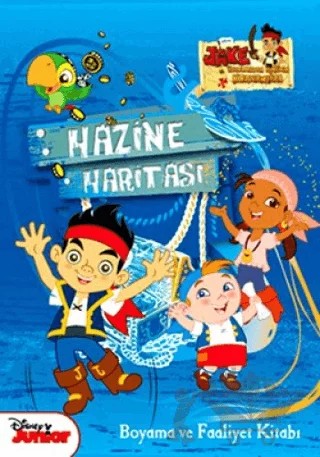 Jake ve Varolmayan Ülkenin Korsanları - Hazine Haritası – Bill Scollon – Doğan Egmont Yayıncılık kitap kapağı