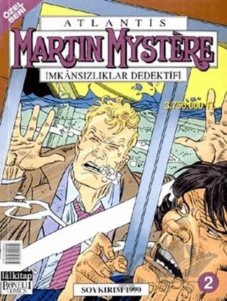 Martin Mystere İmkansızlıklar Dedektifi Sayı: 2 Soykırım 1990 – Lal Kitap kitap kapağı