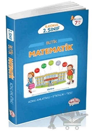 2. Sınıf Butik Matematik – Cüneyt Akçakaya, Veysel Aygün – Editör Yayınevi kitap kapağı