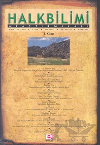 Halkbilimi Araştırmaları 3. Kitap – Kolektif – E Yayınları kitap kapağı