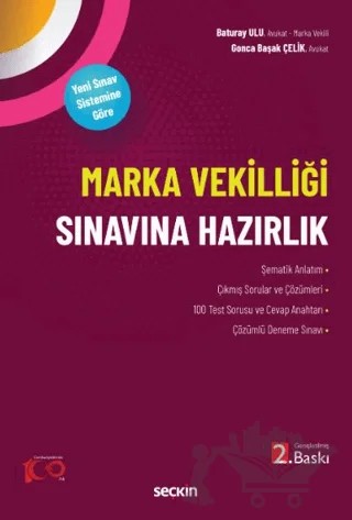 Marka Vekilliği Sınavına Hazırlık Yeni Sınav Sistemine Göre – Baturay Ulu, Gonca Başak Çelik – Seçkin Yayıncılık kitap kapağı