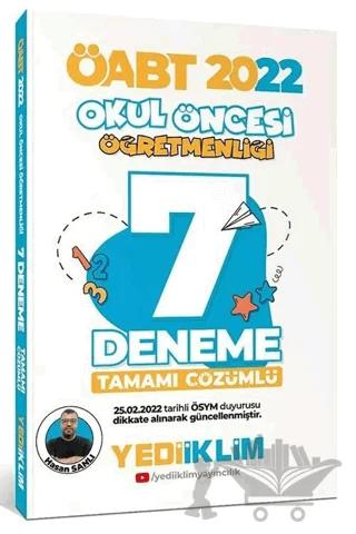 2022 KPSS ÖABT Okul Öncesi Öğretmenliği Tamamı Çözümlü 7 Deneme