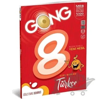 GONG 8. Sınıf Türkçe Soru Bankası – Oğuz Emre Demirci – Eğiten Kitap kitap kapağı