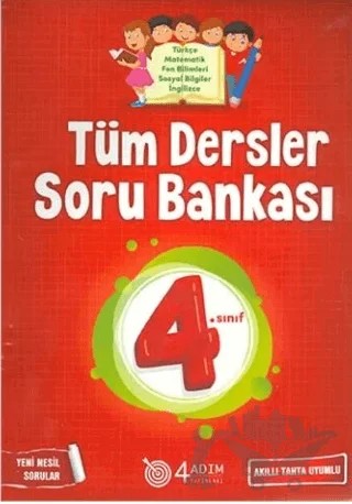 4. Sınıf Tüm Dersler Soru Bankası – Sevil Köybaşı – 4 Adım Yayınları kitap kapağı
