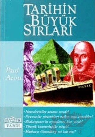 Tarihin Büyük Sırları – Paul Aron – Aykırı Yayınları kitap kapağı