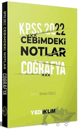 2022 KPSS Cebimdeki Notlar Coğrafya Kitapçığı