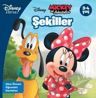 Disney Eğitsel Mickey ve Arkadaşları - Şekiller – Kolektif – Doğan Egmont Yayıncılık kitap kapağı