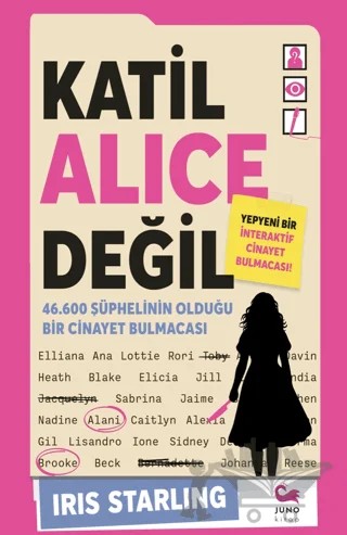 Katil Alice Değil – Iris Starling – Juno Kitap kitap kapağı