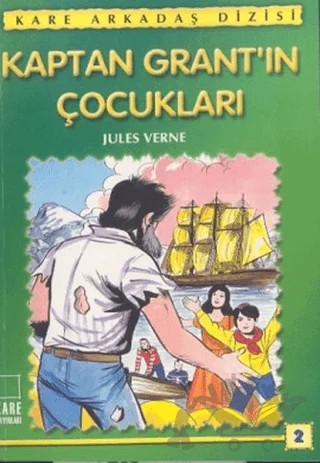 Kaptan Grant’ın Çocukları – Jules Verne – Kare Yayınları kitap kapağı