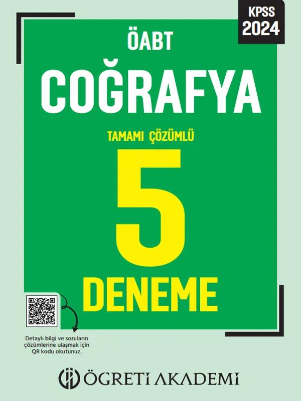 2024 KPSS ÖABT Coğrafya Tamamı Çözümlü 5 Deneme