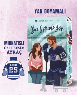 Buz Üstünde Aşk (Yan Boyamalı) – Carly Robyn – Dokuz Yayınları kitap kapağı