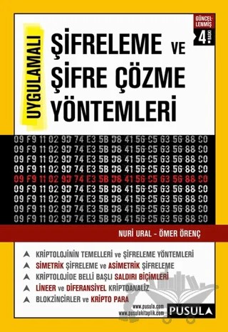 Şifreleme ve Şifre Çözme Yöntemleri – Nuri Ural, Ömer Örenç – Pusula Yayıncılık kitap kapağı