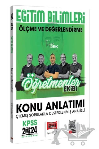 2024 KPSS Eğitim Bilimleri Öğretmenler Ekibi Ölçme ve Değerlendirme Konu Anlatımı – Tufan Genç – Yargı Yayınevi kitap kapağı