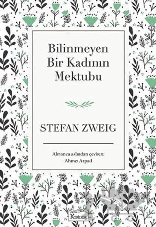 Bilinmeyen Bir Kadının Mektubu – Stefan Zweig – Koridor Yayıncılık kitap kapağı