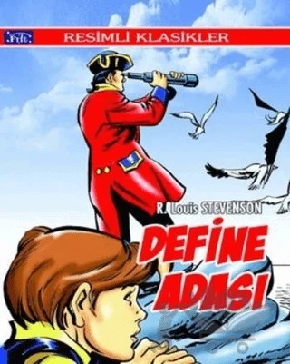 Define Adası – Robert Louıs Stevenson – Parıltı Yayınları kitap kapağı
