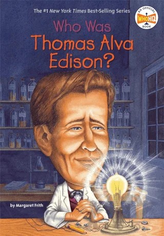 Who Was Thomas Alva Edison? – Margaret Frith – Penguin Random House kitap kapağı