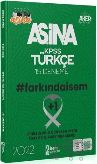 2022 Aşina Farkındaİsem KPSS Türkçe 15 Deneme