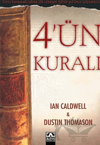 4’ün Kuralı – Ian Caldwell – Altın Kitaplar kitap kapağı