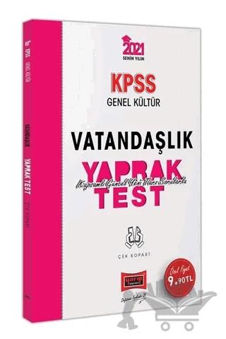 KPSS Genel Kültür Vatandaşlık Çek Kopart Yaprak Test