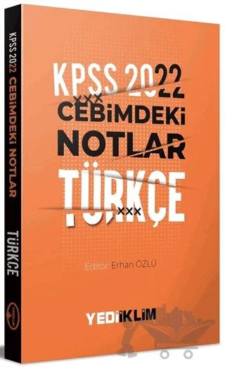 2022 KPSS Cebimdeki Notlar Türkçe Kitapçığı