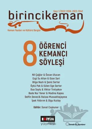 Birincikeman Keman Yazıları ve Kültür Dergisi Sayı: 1 - 2022 – Eğitim Yayınevi - Bilimsel Eserler kitap kapağı