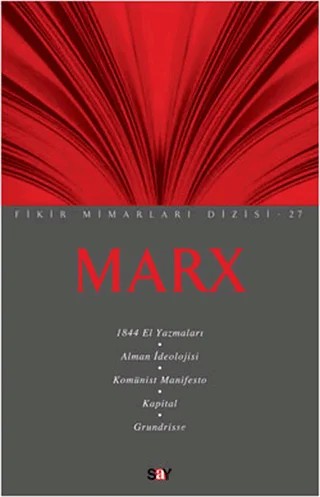 Marx – Kolektif – Say Yayınları kitap kapağı