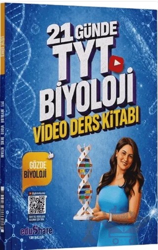 TYT Biyoloji 21 Günde Video Ders Kitabı – Gözde Biyoloji – Edu Share Yayınları kitap kapağı