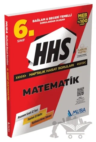 6. Sınıf Matematik Haftalık Hasat Soruları – Kolektif – Muba Yayınları kitap kapağı