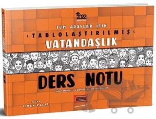 2022 Tüm Adaylar İçin Tablolaştırılmış Vatandaşlık Ders Notu