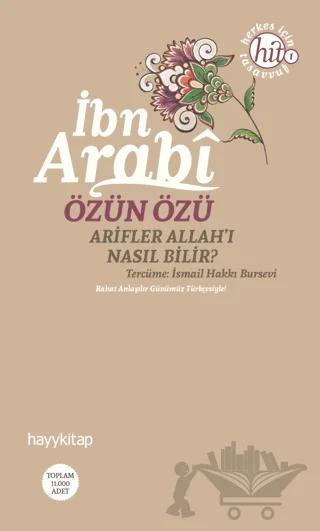 Özün Özü İbn Arabi