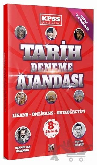 KPSS Tarih Deneme Ajandası