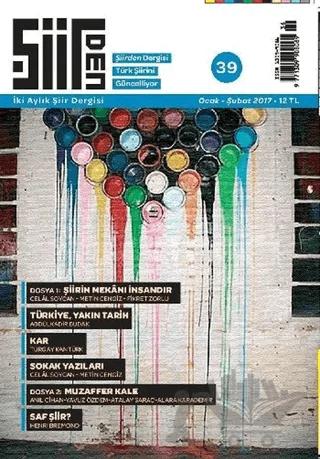Şiirden İki Aylık Şiir Dergisi Sayı: 39 Ocak - Şubat 2017