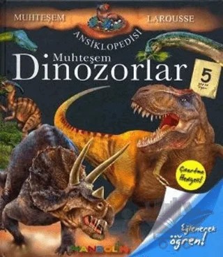 Muhteşem Dinozorlar – Lydwine - Stephanie Morvan – Mandolin Yayınları kitap kapağı