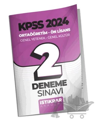 KPSS 2024 Ortaöğretim-Ön Lisans Genel Yetenek - Genel Kültür 2 Deneme Sınavı – Kolektif – İstikrar Akademi kitap kapağı