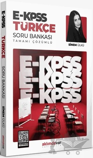 2024 EKPSS Türkçe Tamamı Çözümlü Soru Bankası – Sinem Ülkü – Aklımdavar Yayıncılık kitap kapağı