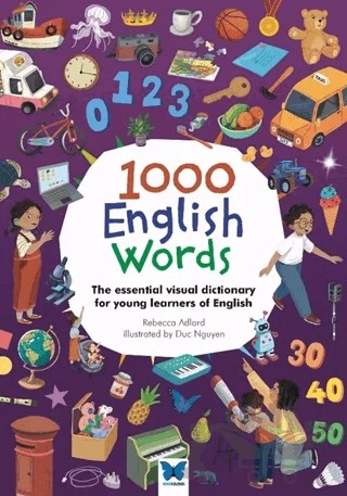 1000 English Words – Rebecca Adlard – Mavi Kelebek Yayınları kitap kapağı