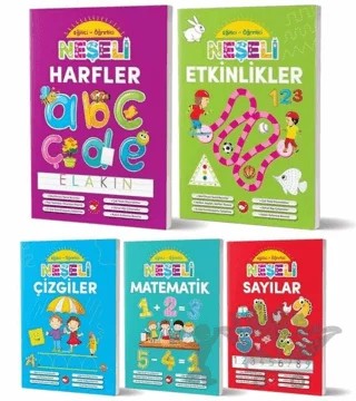Okul Öncesi Eğitici Öğretici Neşeli Etkinlikler Seti (5 Kitap Takım) – Kolektif – Beyaz Balina Yayınları kitap kapağı