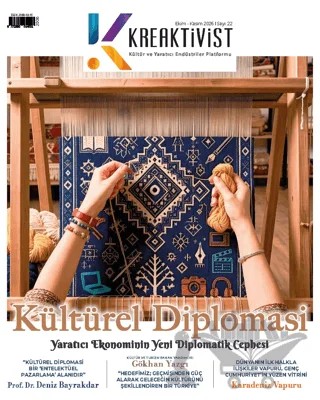 Kreaktivist Kültür Yaşam Sanat Dergisi Sayı: 22 Ekim - Kasım 2026 – Kreaktif Yayın Yapım İletişim kitap kapağı