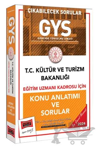 2024 GYS Kültür ve Turizm Bakanlığı Eğitim Uzmanı Kadrosu İçin Konu Anlatımı ve Sorular