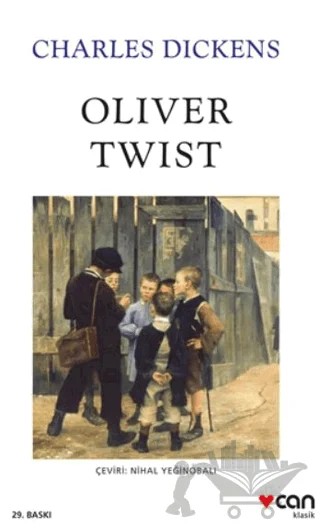 Oliver Twist – Charles Dickens – Can Yayınları kitap kapağı