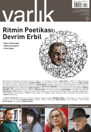 Varlık Edebiyat ve Kültür Dergisi Sayı: 1339 Nisan 2019 – Varlık Dergisi Yayınları kitap kapağı