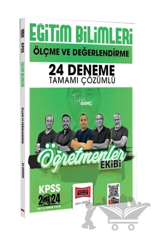 2024 KPSS Eğitim Bilimleri Ölçme ve Değerlendirme Tamamı Çözümlü 24 Deneme – Tufan Genç – Yargı Yayınevi kitap kapağı